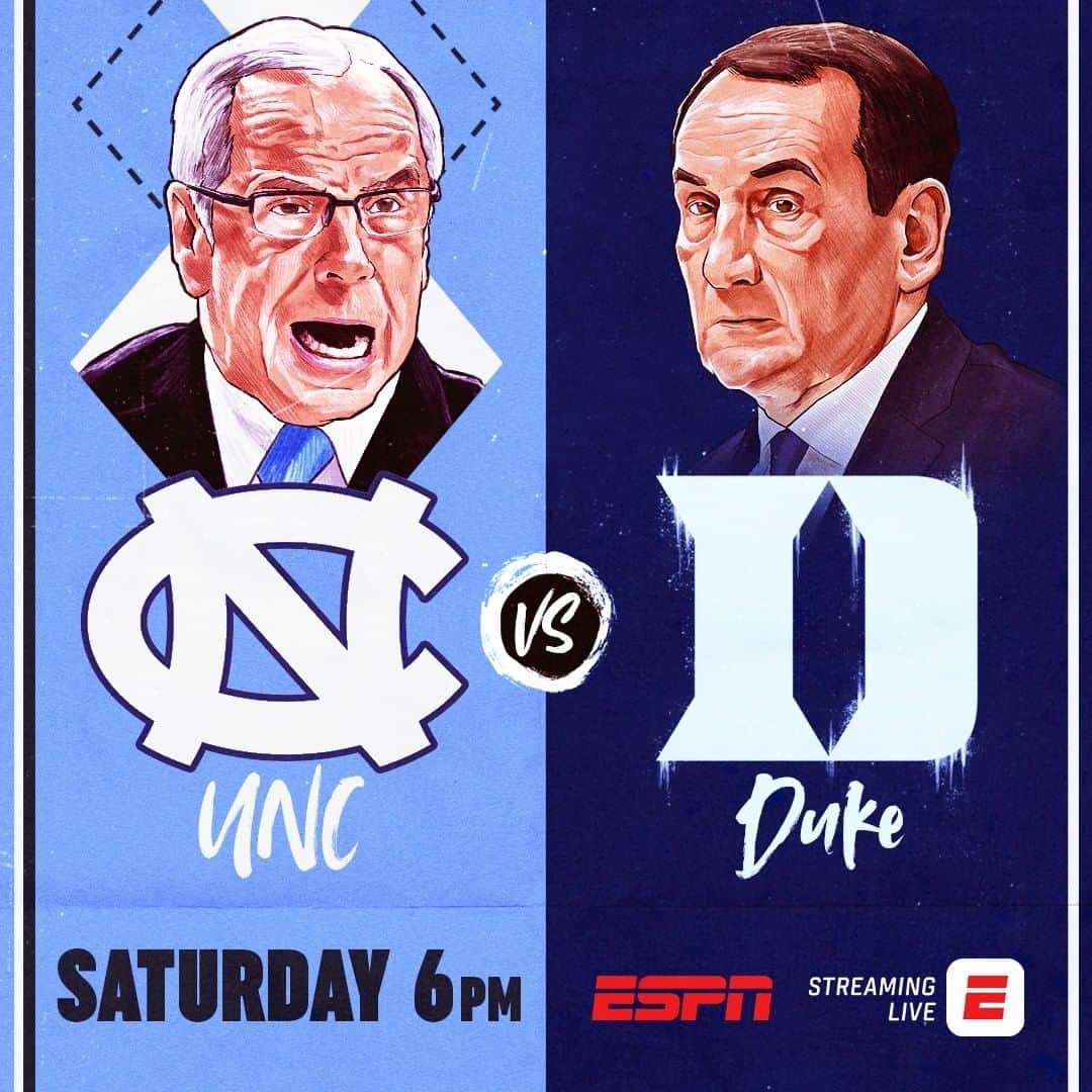espnさんのインスタグラム写真 - (espnInstagram)「"There is nothing finer than Duke-Carolina."   The rivalry continues 😤🔊」2月7日 3時37分 - espn