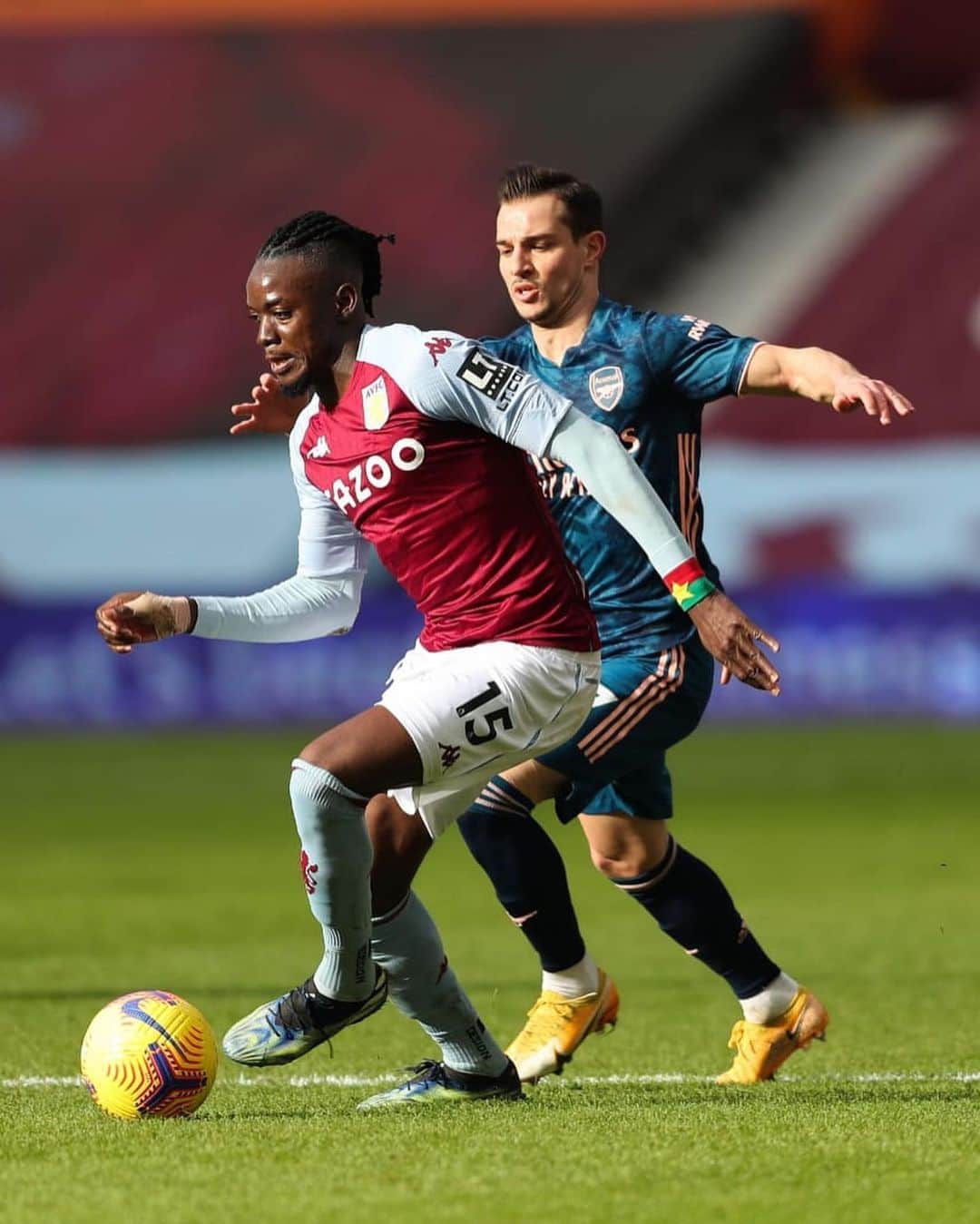 のインスタグラム：「Solid performance well done team 🟣 @avfcofficial #Ato #Ato #15🐎🇧🇫」