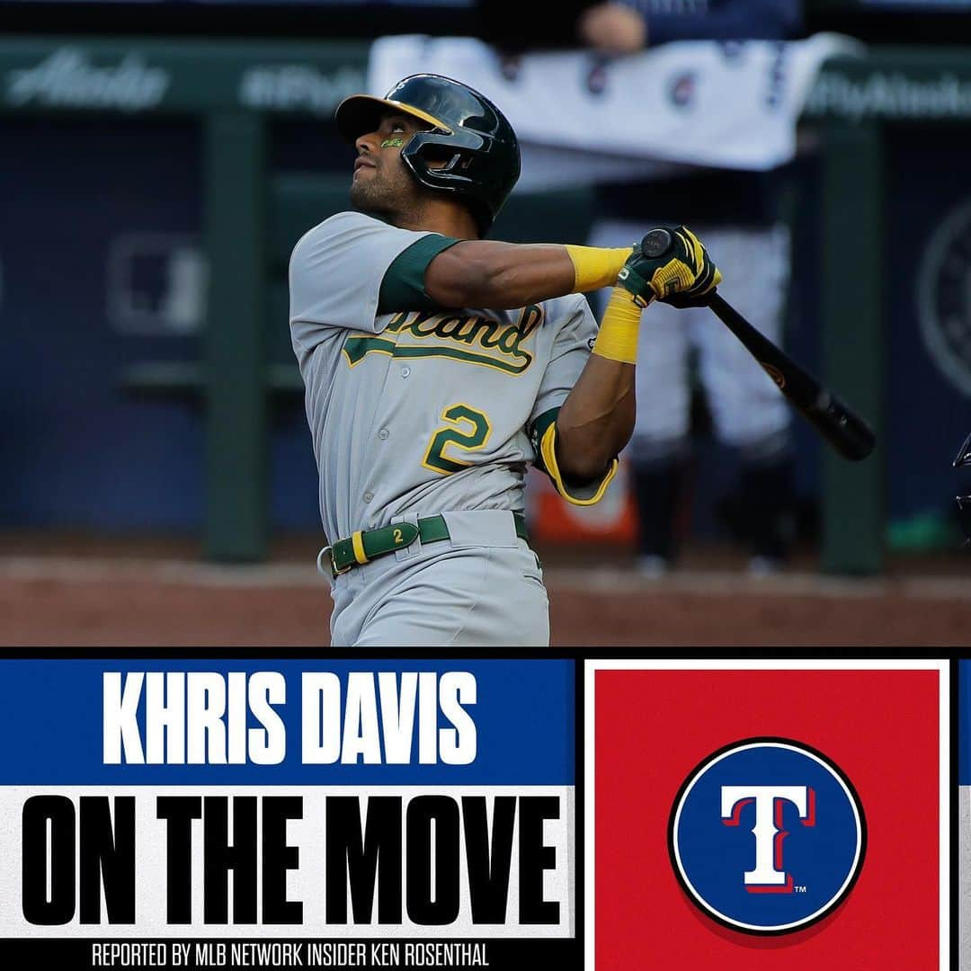 MLBさんのインスタグラム写真 - (MLBInstagram)「A swap in the AL West.  The A's reportedly acquire SS Elvis Andrus from the Rangers for DH Khris Davis, per Ken Rosenthal.」2月7日 4時15分 - mlb