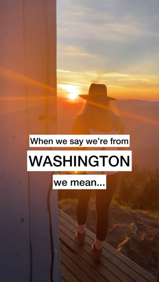 instagoodのインスタグラム：「@lovehardtraveloften Have you ever been to Washington?? I teared up making this thinking about how lucky we are to call this state home 😭   When we moved here 7 years ago I never imagined getting this attached but boy there’s something about this place that is pure magic 💛  We can’t wait to show you even more of our favorite state」