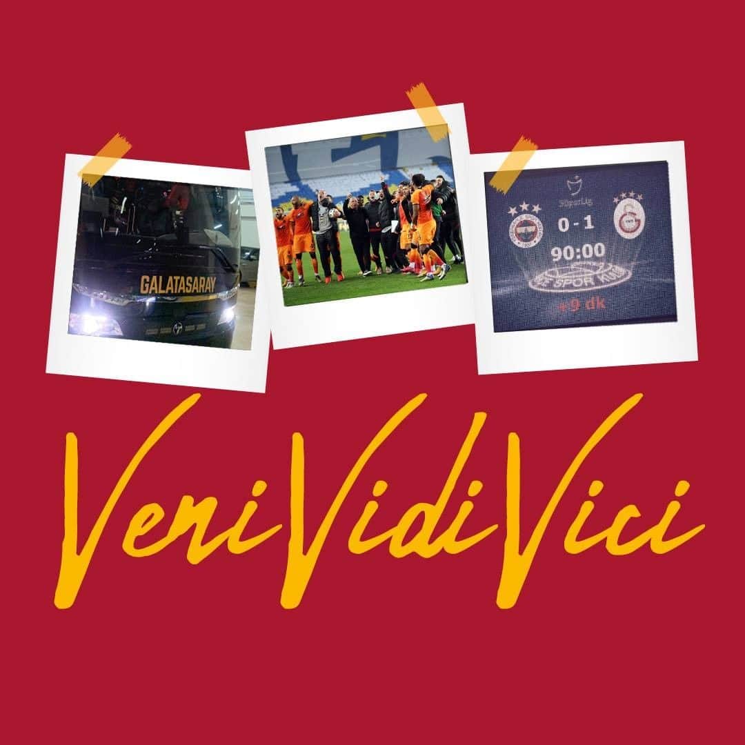ガラタサライSKさんのインスタグラム写真 - (ガラタサライSKInstagram)「Geldik! 🚍 Gördük! 🧐 Yendik! 💪  #VeniVidiVici」2月7日 4時55分 - galatasaray