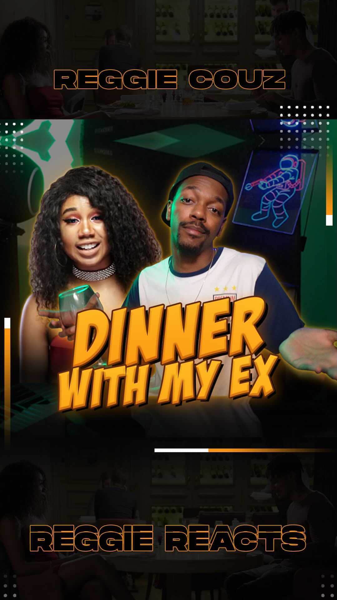 Reggie COUZのインスタグラム：「What's up guys, I'm back with another Reggie Reacts! Did you think she was a narcissist? Do you think he was weird?  Let me know your thoughts in the comments below  Find the original video on BBC3:  Our relationship was toxic  Eating with my ex: Savanna and Courtney  And don't forget to follow my Instagram @reggiecouz       Reggie Reacts every Saturday GUARANTEED!  #reaction #reggiecouz」