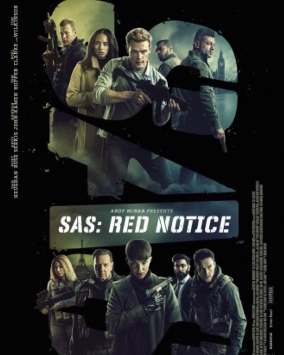 オウェイン・イオマンのインスタグラム：「So excited to share that the action packed roller coaster ride of a movie that is “SAS RED NOTICE” (based on the novel by the brilliant Andy Mcnab) will become available on @skytv Cinema and @nowtv in the UK March 12th. I had a blast filming with this wonderful lot! Cannot wait for you all to enjoy. Details on worldwide release to follow. #sasrednotice #lionsgateuk #skycinema #actionmovie #adventure #channeltunnel #samheughan #tomhopper #noelclarke #rubyrose #hannahjohnkamen #andyserkis #jinglusi #raypanthaki #tomwilkinson #owainyeoman #timfellingham」