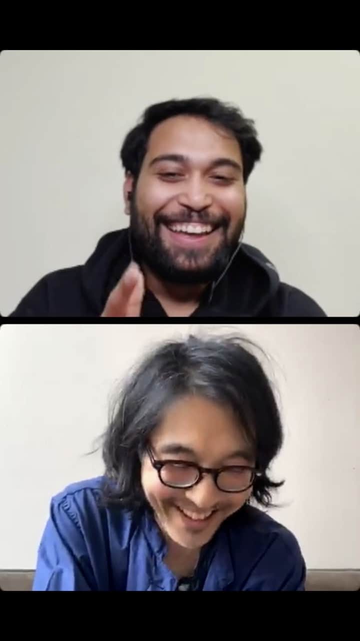 ケンゾーミナミのインスタグラム：「Interview w/ Street Sense Part 2 (of 2) インスタライブ・インタビュー (後編)   Archival Version. For full screen (non-cropped) version go to @streetsenseindia (or link in Story Highlight “INTERVIEW”⬆️ or link below.)  アーカイブ版。フルスクリーン版は @streetsenseindia にて。(もしくはストーリーハイライト「INTERVIEW 」のリンクより。)  https://www.instagram.com/tv/CK6x1RKhNjH/?igshid=1g8e6h417vg60  https://www.youtube.com/watch?v=IRajJCGEOK8&feature=youtu.be  #interview #art #design #sneakers #kenzominami」