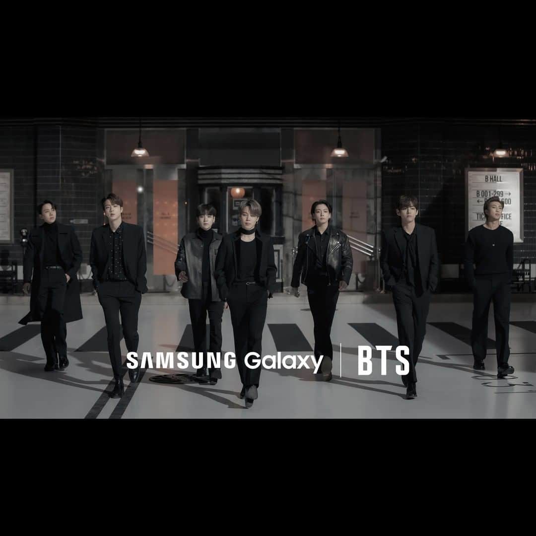 Samsung Mobileのインスタグラム：「You already know what’s going down. #SamsungUnpacked starts soon at samsung.com #GalaxyxBTS」
