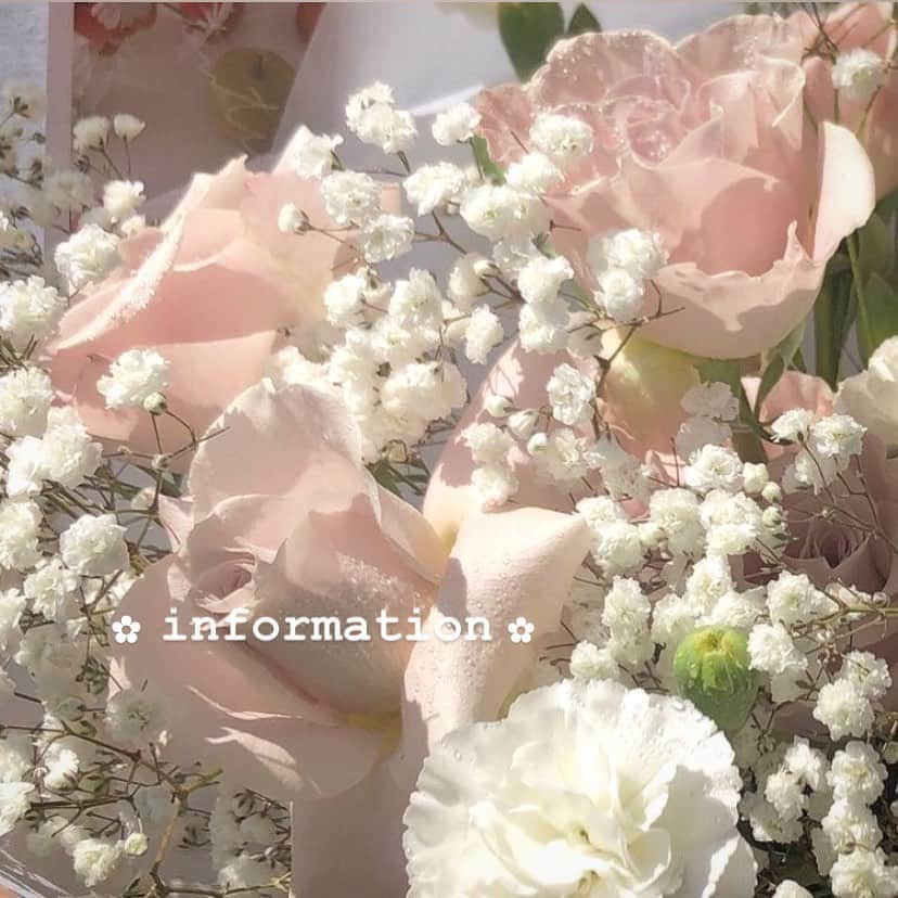 佃加菜のインスタグラム：「🕊information♡  土日のご予約が人数制限の為、埋まりやすくなっております🙇‍♀️🤍 お早めのご予約がおすすめです✿ そして先のご予定を組んでくださっているお客様、いつもありがとうございます🤍」