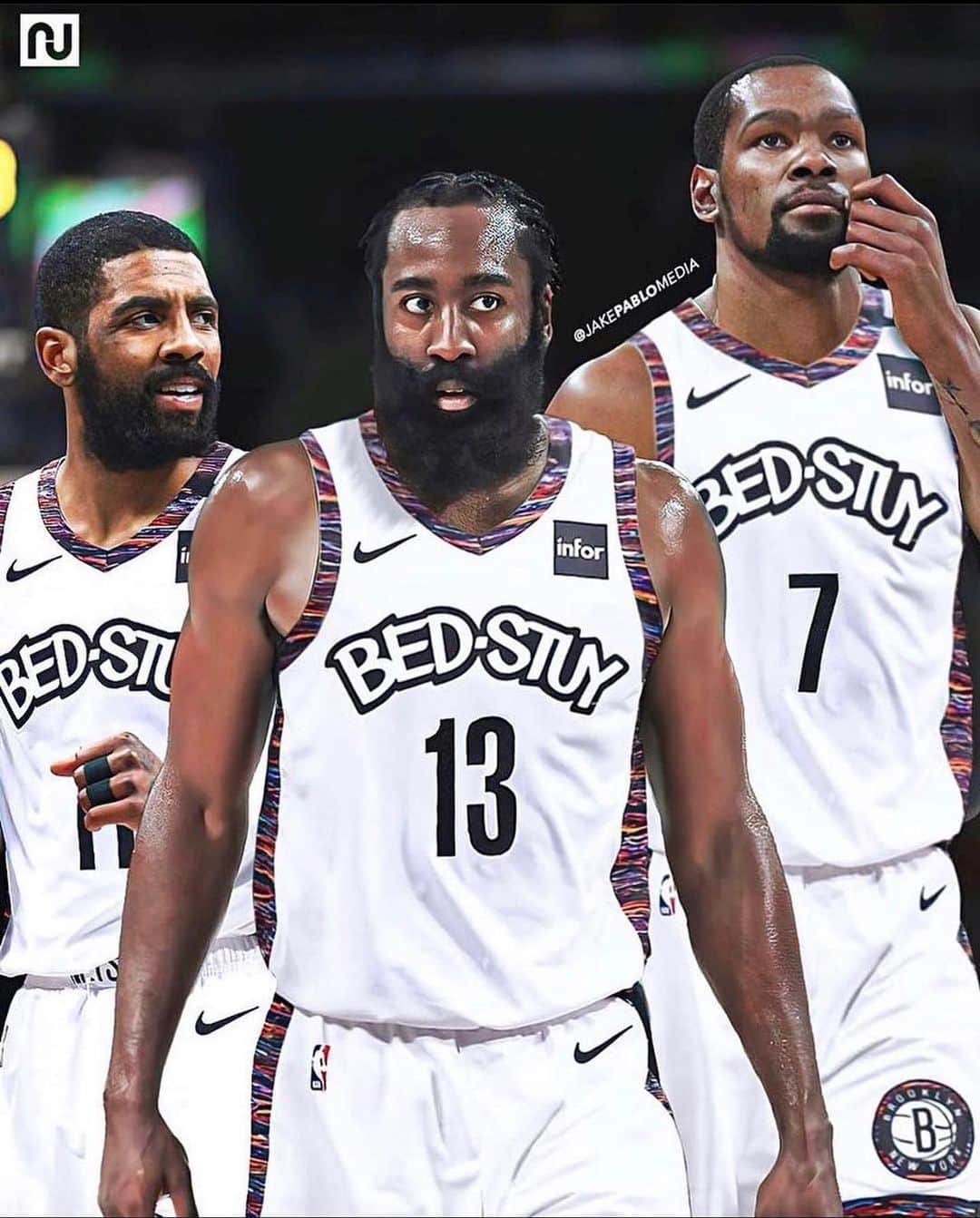 Foot Lockerのインスタグラム：「Harden is coming to Brooklyn 😯Thoughts on the move?  📸: @jakepablomedia」