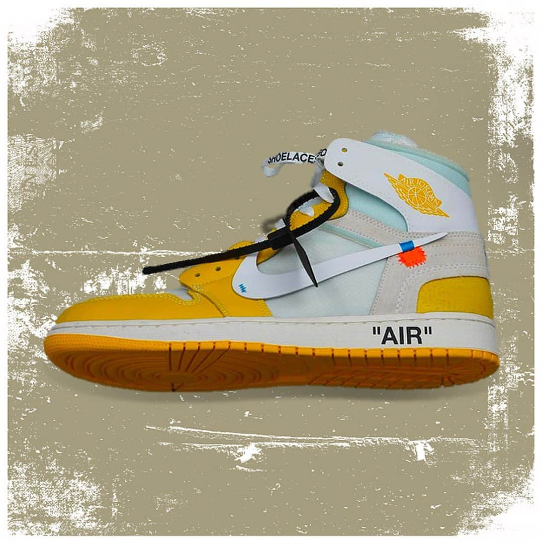 shoes ????のインスタグラム：「The long-awaited Off-White x Air Jordan 1 “Canary Yellow” might finally be releasing in 2021. 👀 The shoes are rumoured to be apart of @virgilabloh‘s “The 20.” collab with Nike. Who would be hyped for these?👇  #nicekicks #kicksonfire #supreme #yeezy #hypebeast #highsnobiety #complexkicks #virgilabloh #offwhite #nikesneakers #sneakernews #goat #stockx」