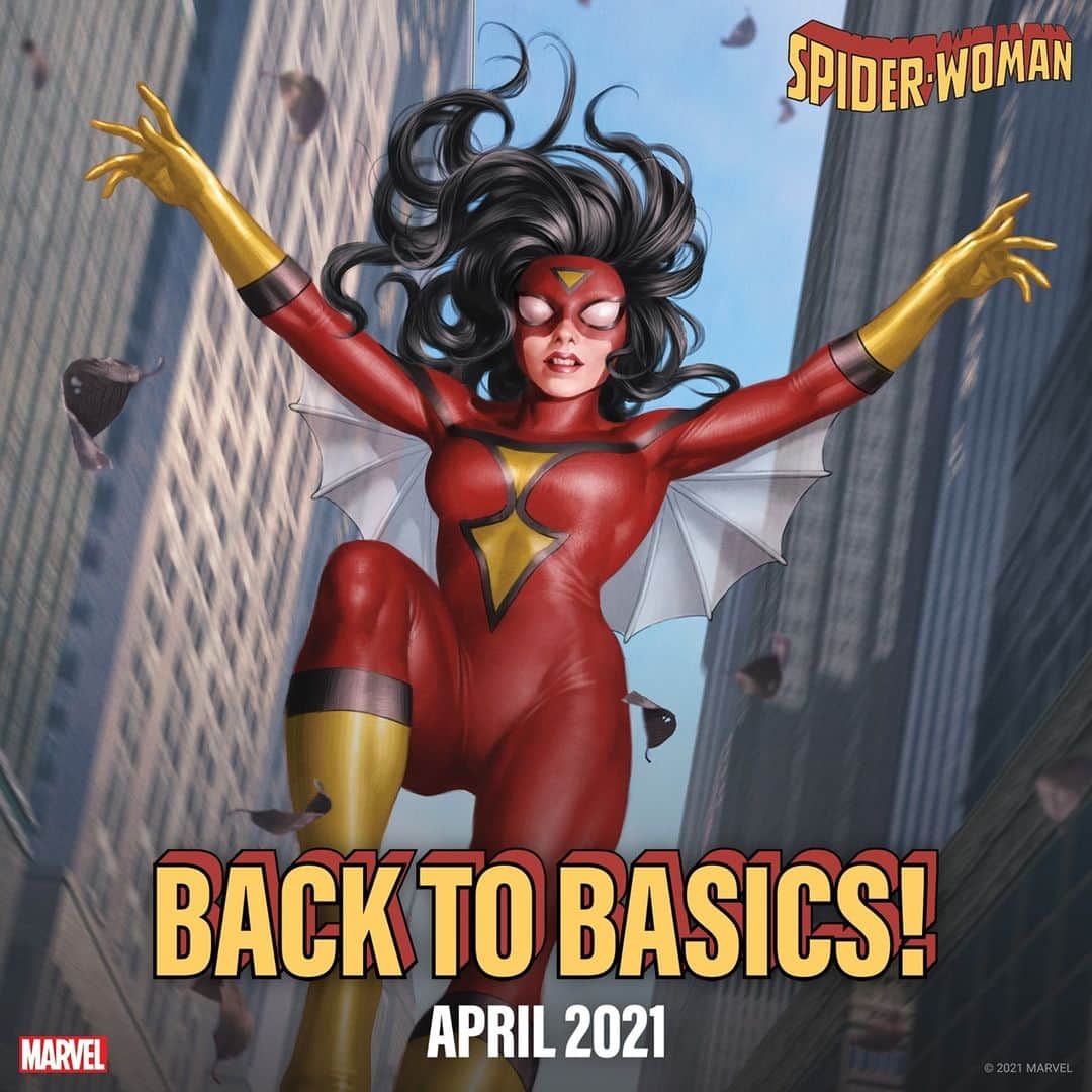 Marvel Entertainmentさんのインスタグラム写真 - (Marvel EntertainmentInstagram)「Spider-Woman goes back to basics this April! 🕸️ Jessica Drew returns to her classic costume in a new arc starting in "Spider-Woman" #11.」1月14日 6時37分 - marvel