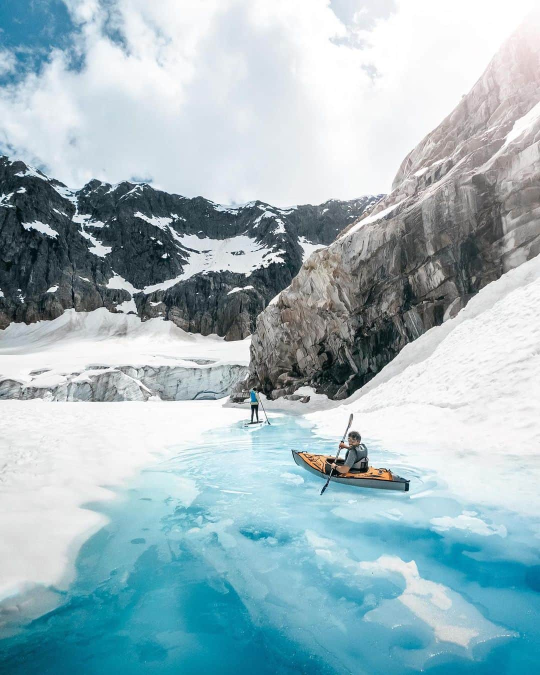 goproさんのインスタグラム写真 - (goproInstagram)「Photo of the Day: The most Canadian thing you've seen all day 🚣 #GoProFamily member @marcbaechtold ⠀⠀⠀⠀⠀⠀⠀⠀⠀ #GoPro #Glacier #Kayaking #Canada #BritishColumbia」1月14日 7時24分 - gopro