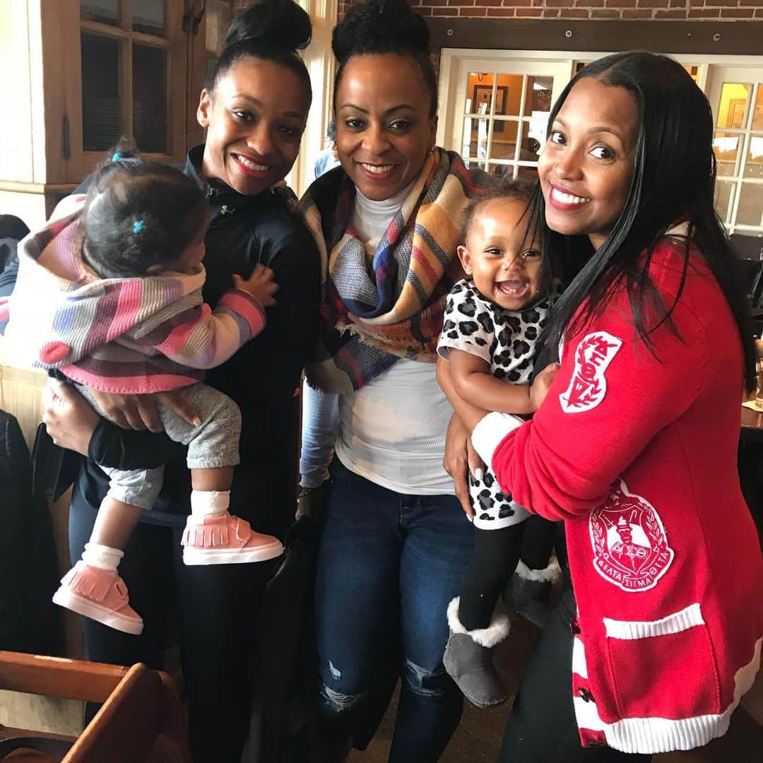 ケシア・ナイト・プリアムのインスタグラム：「Happy Founders Day Sorors!!! Here is a #TBT on a Wednesday 🥰 #HKMade #2HK99 #Deuces」
