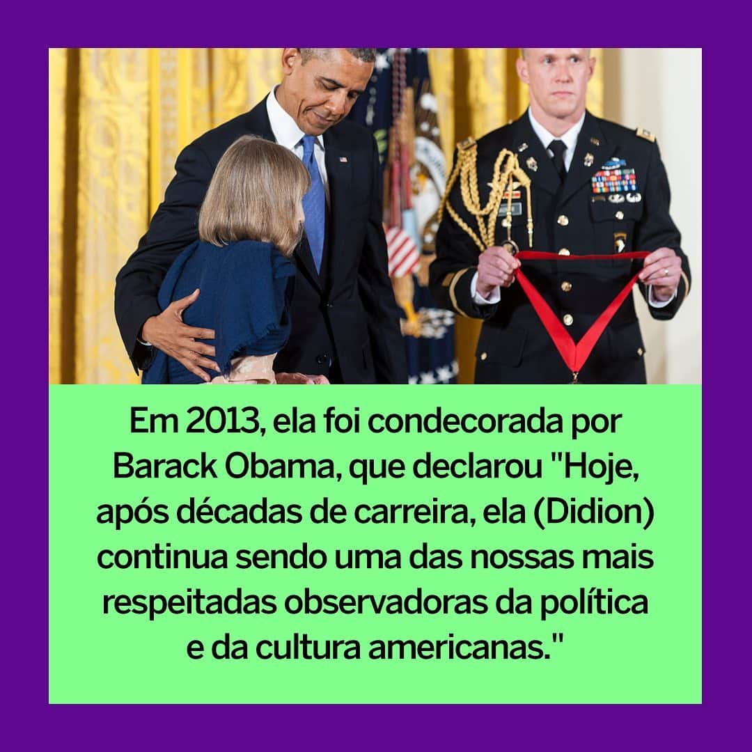 ELLE Brasilさんのインスタグラム写真 - (ELLE BrasilInstagram)「Mais de 50 anos após seu lançamento, Rastejando até Belém, livro de Joan Didion, finalmente ganha sua primeira edição brasileira. A obra foi a primeira coletânea da autora e será lançada amanhã, 14/01, pela editora Todavia. Aproveitamos a novidade para lembrar a história da jornalista e celebrar essa escritora que coleciona fãs ao redor do mundo. Na galeria, contamos dez fatos marcantes da vida de Didion. Clique no link da bio para conferir o conteúdo completo no nosso site.」1月14日 8時53分 - ellebrasil