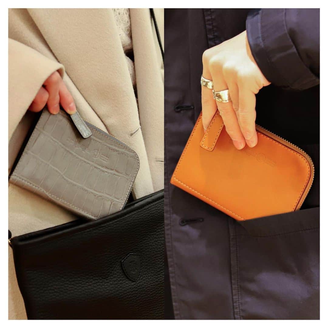 Felisi Japan 〔フェリージ〕のインスタグラム：「【Felisi Slim Wallet】 . 縁起のよい「春財布」。 様々なデザイン、素材、カラーの中から、 貴方のお気に入りの春財布を、 フェリージで選んでみてはいかがでしょうか。 . .  シンプルでスリムなL字型のスマートウォレット。 深さのあるお札ポケット、4室のカードポケットを備えており、 ファスナー付きの大きなポケットは大容量で、 コインは勿論、カードやキーなども収納いただけます。 片手に納まりの良いサイズ感で、バッグやポケットに すっきりと収めていただけます。2素材で展開。 . . . #felisi #felisiselection  #wallet #compactwallet #multiwallet #longwallet #slimwallet #slg #leathergoods #madeinitaly #フェリージ #財布 #お財布 #折り財布 #春財布 #長財布 #ウォレット #ロングウォレット #マルチウォレット #スリムウォレット #一粒万倍日 #天赦日 #革小物 #イタリア製」