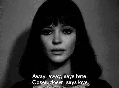 ウィンターケイトのインスタグラム：「currently watching Alphaville (1965) because Anna Karina is mega vibes 😍」