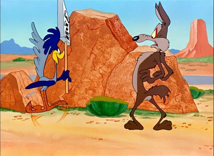 Looney Tunesのインスタグラム：「#looneytunes #cartoon #warnerbros #best #childhood #roadrunner #wileecoyote @bestcartoonstv」