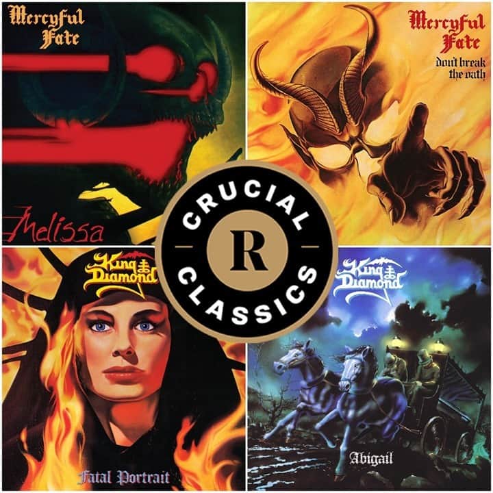 Revolverさんのインスタグラム写真 - (RevolverInstagram)「For #ThrowbackThursday, we've handpicked a new batch of Crucial Classics for you — and it doesn't get much more crucial or classic than King Diamond and Mercyful Fate. Get the great Danes' essential albums on colored vinyl now by clicking the product sticker or the link in our bio.」1月14日 23時45分 - revolvermag