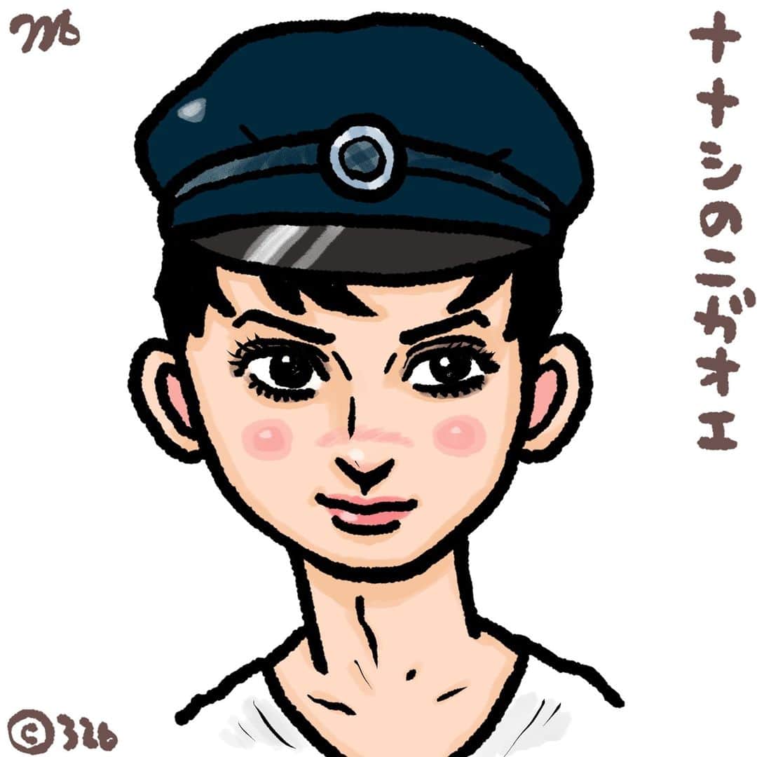 326のインスタグラム：「ななしの似顔絵1/15 さっきの絵のカラーバージョンも一応載っけておきます 仏様の若い頃を描きましたが 当てさせる気ないような絵でごめんなさい笑 完全に個人的な趣味で描きました笑 amzn.to/3lV42cc amazon.co.jp/dp/4344036107/…  amazon.co.jp/dp/4908059063/… amazon.co.jp/dp/4861132150/…」