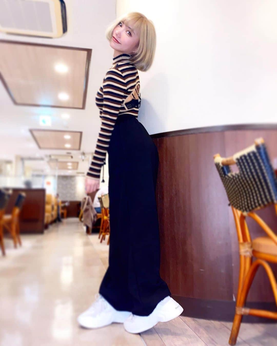 壮絶のリカのインスタグラム：「おきにいりのすえっと　@meltthelady  #ootd」