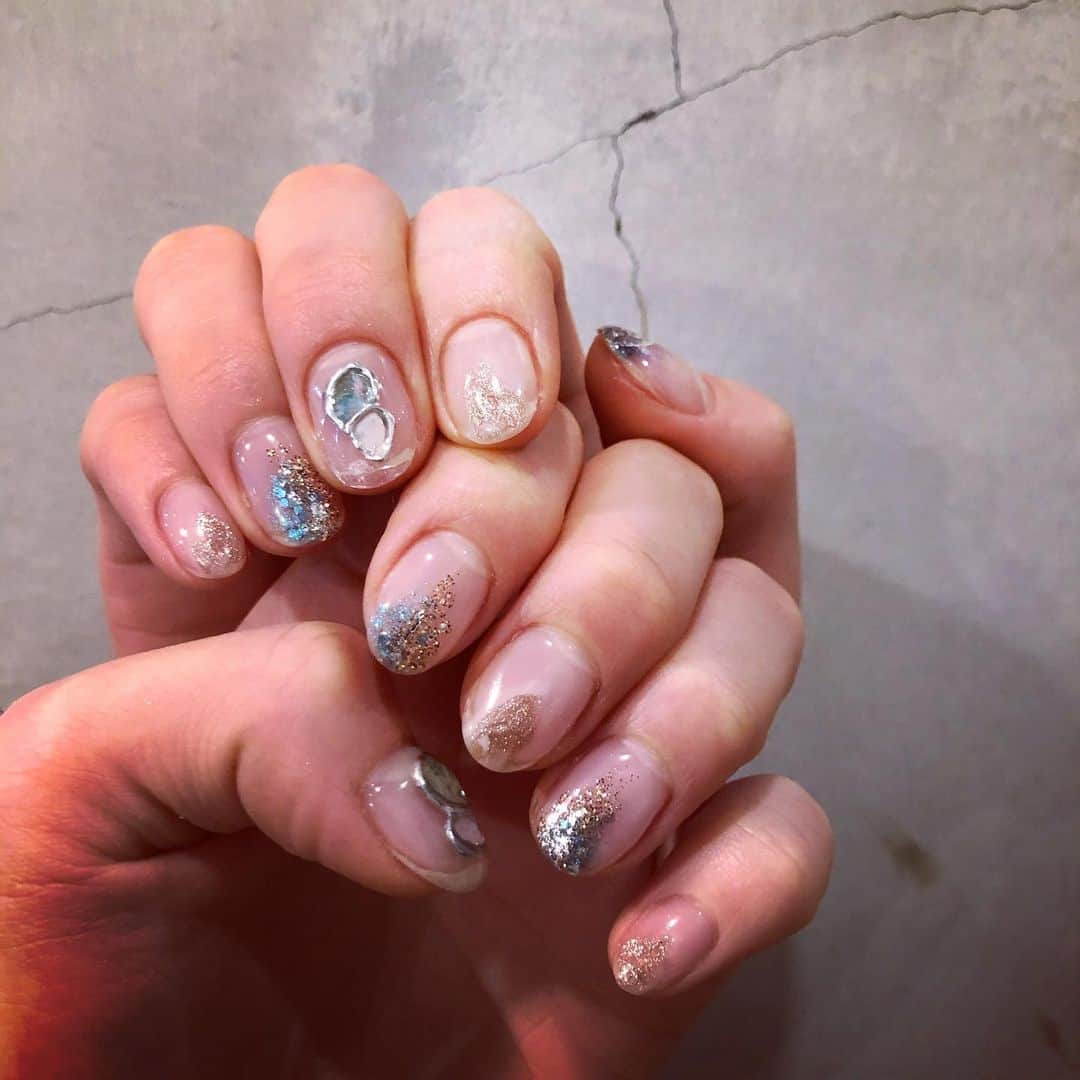 KANNAのインスタグラム：「nail❤︎💅🏼❤︎」
