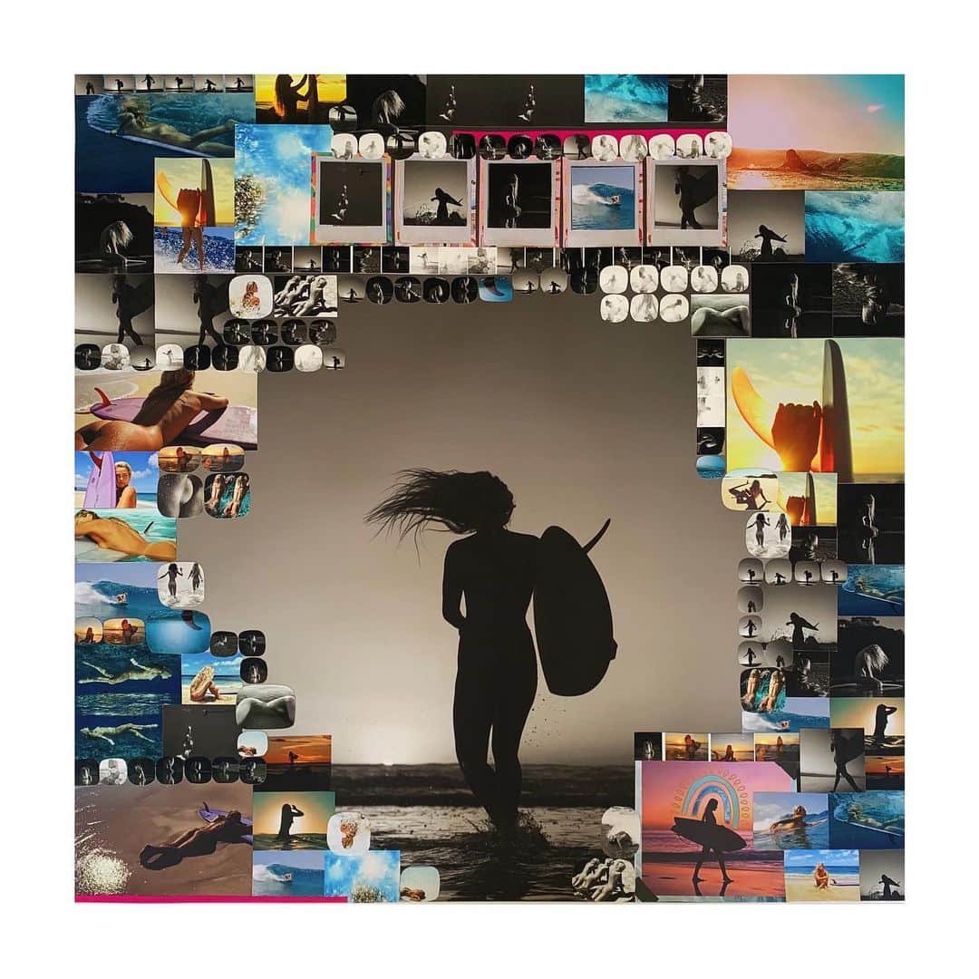 フェリシティー・パルマティアーのインスタグラム：「I've been absolutely loving seeing this collage come together over the past week. It's so hard to know when to stop...   What do you guys think? Add more? Or is it done?   @flickpalmateer.art   #FlickPalmateerSkinDeep #flickpalmateerart #felicitypalmateerart」