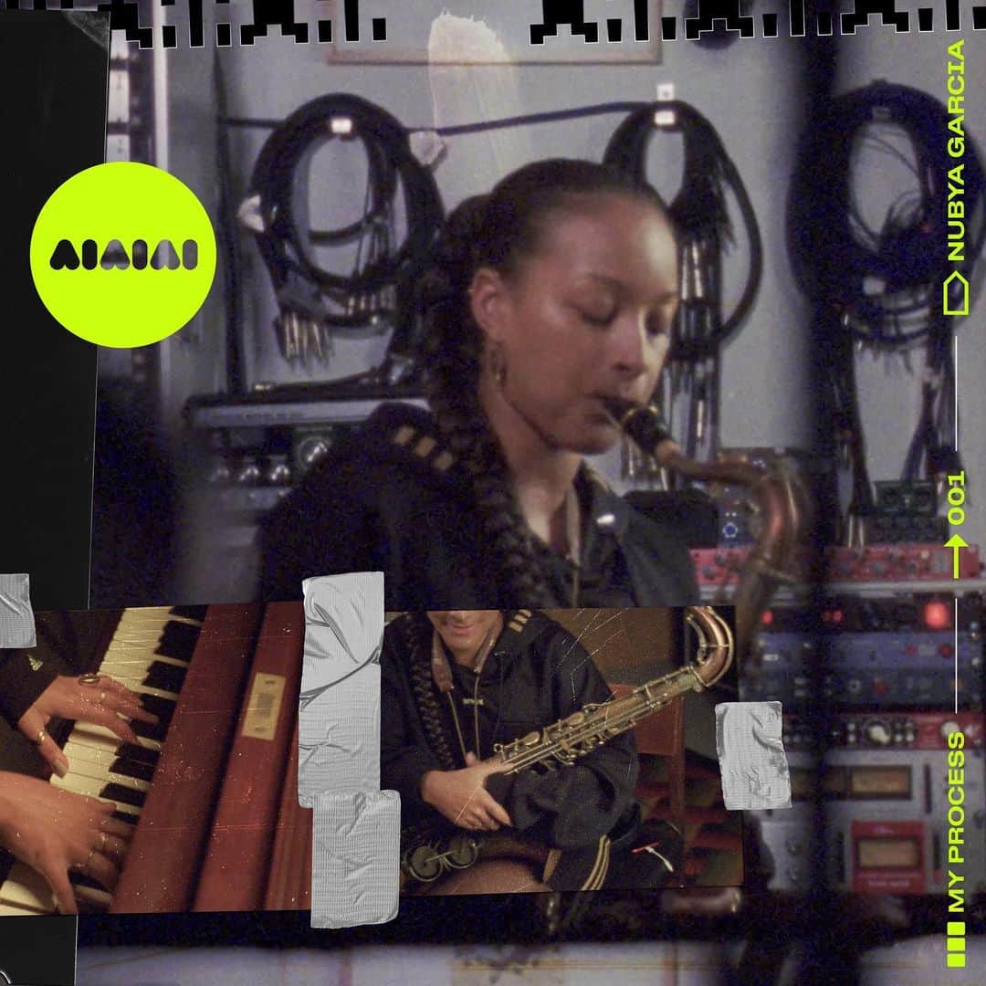 AIAIAIのインスタグラム：「Presenting a new AIAIAI short film series “My Process”, with creative direction from tastemaker, curator and producer @benjib . The series gives exclusive insight into leading artists’ creative process via interviews, performances & tutorial segments.  First one up: @nubya_garcia   watch the full episode via link in bio  “Nubya Garcia is the perfect artist to launch this series, not only one of the most prominent young players and contributors in the current London and worldwide Jazz scene, but an inspiring figure  generous enough to share her energy and insight, allowing us a window into her process of how to compose for both her own instrument and her ensemble too.”  -Benji B  #myprocess #nubyagarcia」