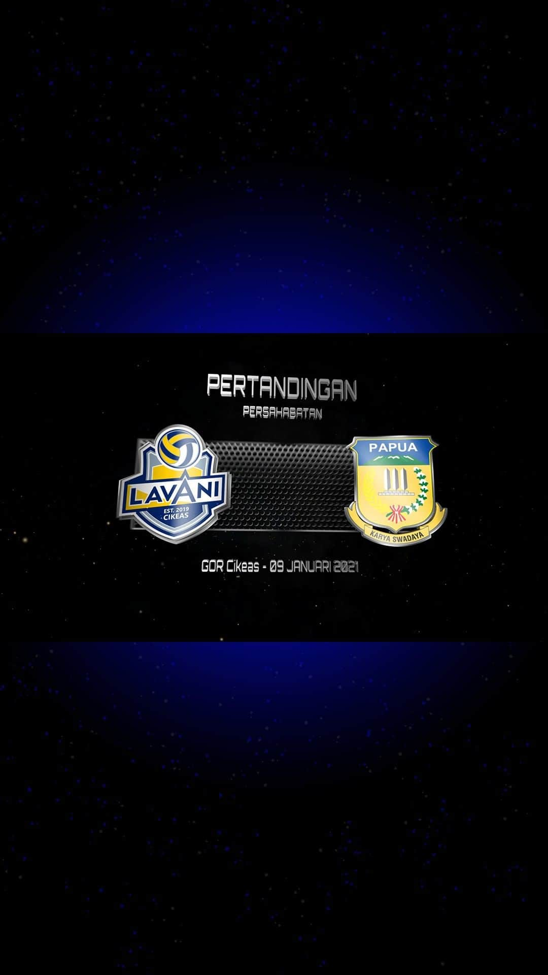 アニ・ユドヨノのインスタグラム：「Pertandingan Persahabatan antara Klub Bolavoli Lavani Cikeas melawan tim tangguh Pelatda PON Papua pada Sabtu, 9 Januari 2021 di GOR Indoor Lavani Cikeas. Pertandingan diselenggarakan dengan menerapkan protokol Covid-19 secara ketat dan hanya disaksikan terbatas oleh pembina dan ofisial tim. Selamat menyaksikan.  @lavani.forever」