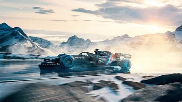 フェルナンド・アロンソのインスタグラム：「Alpine A521.  • @alpinef1team #alpine #f1」