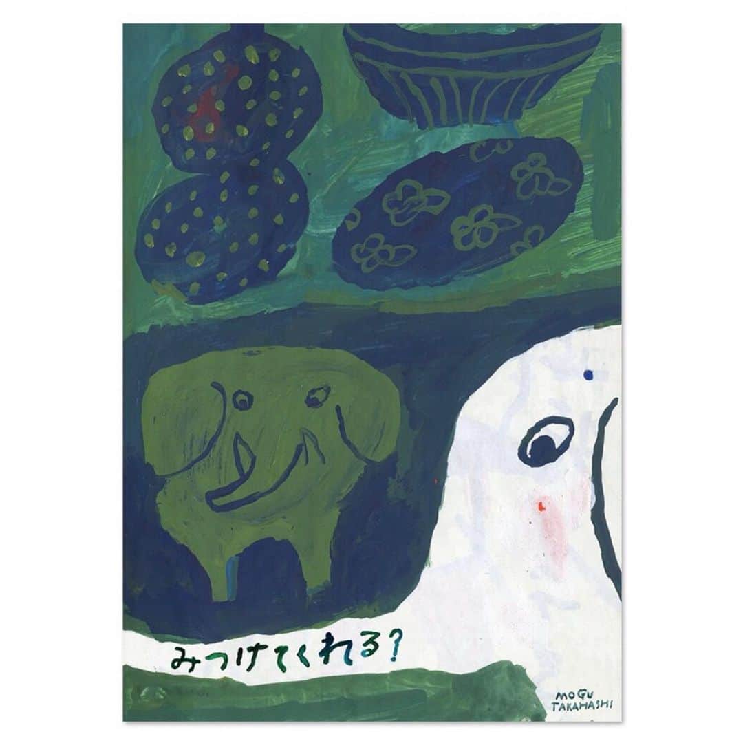 Mogu Takahashiさんのインスタグラム写真 - (Mogu TakahashiInstagram)「🐘🔍🔍 Hiding Elephant poster available @finelittleday ! Text in the painting says “Can you find me?” and beautiful pictures by @eyerev (Totoro is hiding!)  トトロがかくれているんだよ〜 #mogutakahashi #finelittleday #hidingelephant」1月14日 20時12分 - mogutakahashi