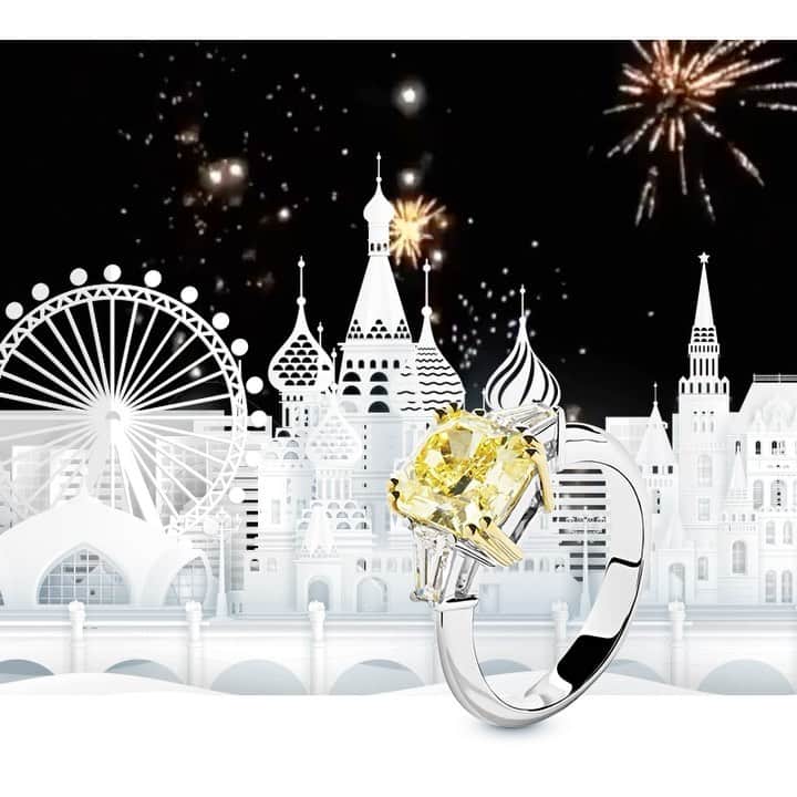 ダミアーニのインスタグラム：「So Starym Novym Godom! Add a touch of sparkle to the Old New Year's celebrations with this sublime #DamianiSpecialClassic ring.   #DamianiMasterpiece #OldNewYear #DamianiMoscow」