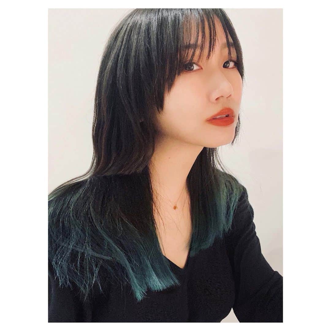 のインスタグラム：「new hair by  松浦美穂 (TWIGGY. )  AIO　#new #hair #hairstyle  #twiggy   #松浦美穂 #haircut」