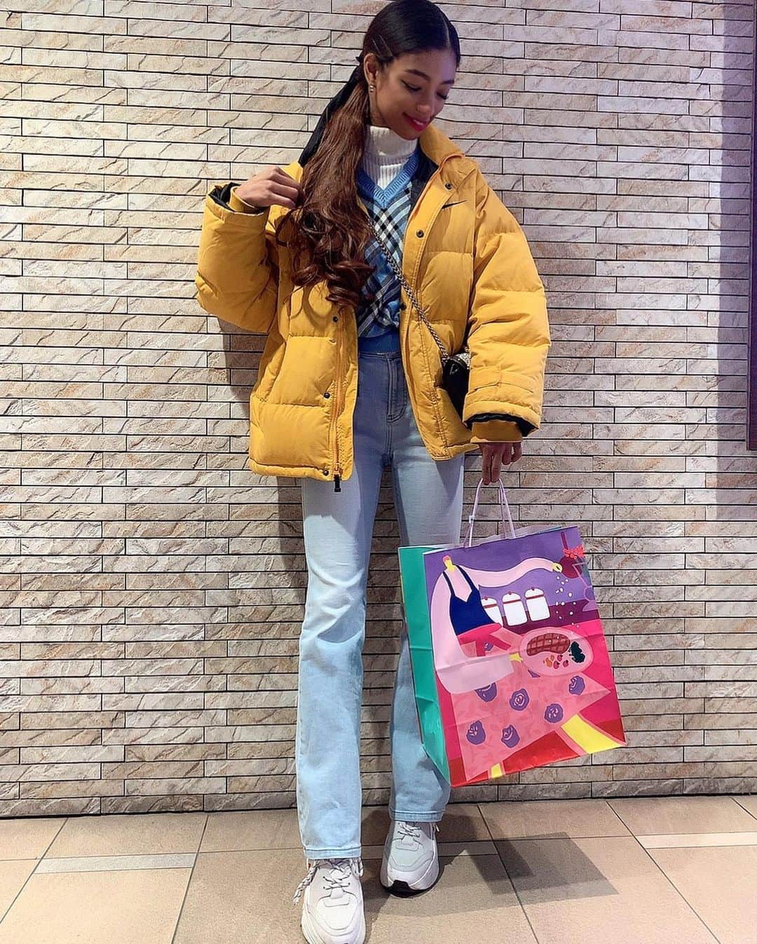 鈴木リサのインスタグラム：「友達にもらった @francfranc_official の 誕プレが相当可愛かった🤭🎀💕✨」