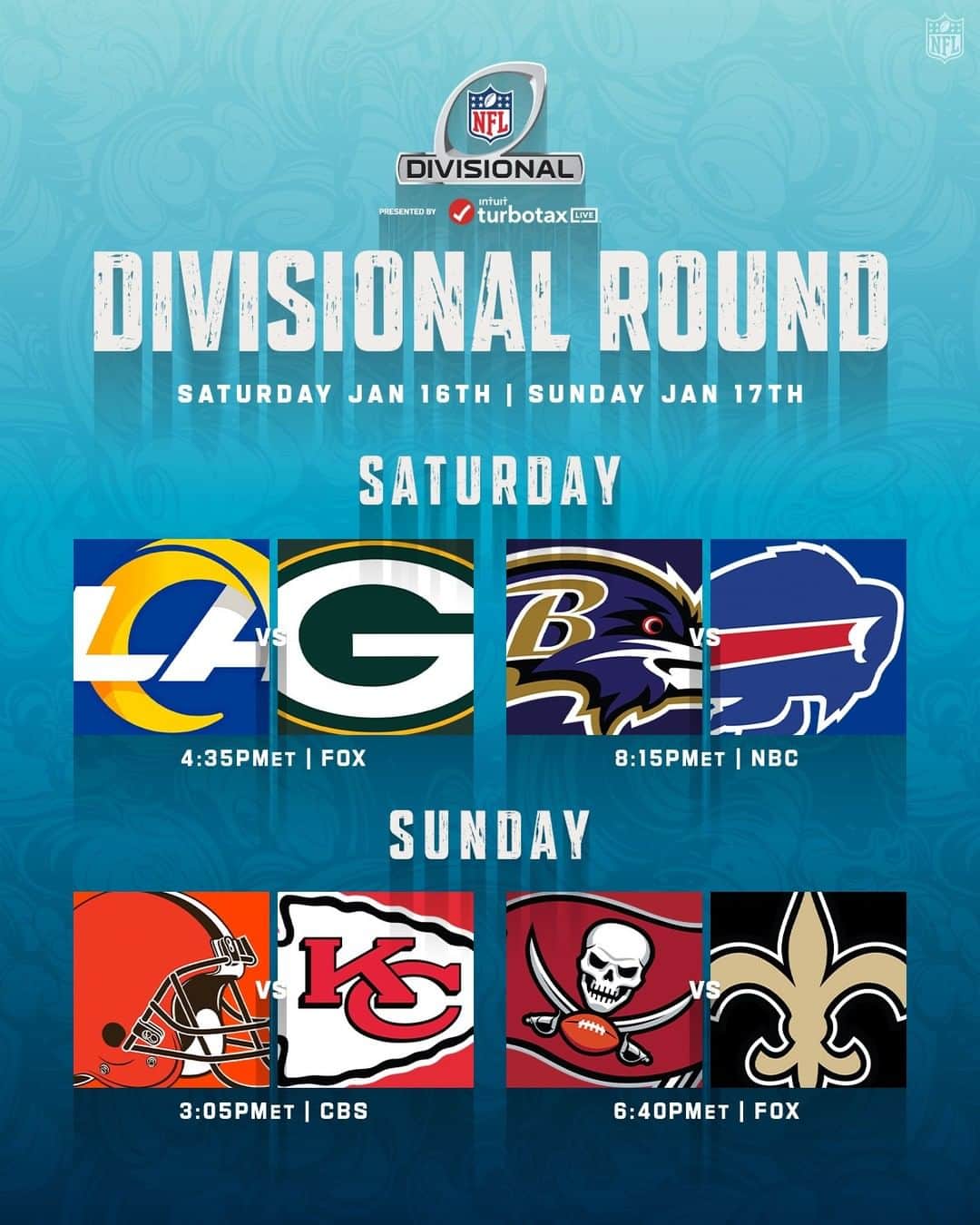 NFLさんのインスタグラム写真 - (NFLInstagram)「The Divisional Round matchups coming this weekend. 🏈 #NFLPlayoffs」1月14日 23時00分 - nfl