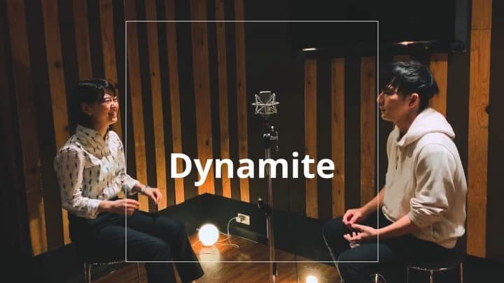 のインスタグラム：「Dynamite - BTS  真帆さんと2人で歌ってみました。コード進行もリズムも変えて、歌い方もオーガニックな感じでアコースティックな雰囲気に寄せるアレンジに  #dynamite #bts #ダイナマイト #ギター #ギター弾き語り #ギター女子 #ギター好きな人と繋がりたい #アコースティック #アコースティックギター #アコースティックギター弾き語り #アコギ #アコギ弾き語り #アコギ男子 #歌 #歌詞動画 #歌ってみた #歌うま #歌い手好きと繋がりたい #音楽 #音楽好きな人と繋がりたい #音楽好きな人と繋がりたい #音楽のある生活 #音楽好き #音楽と人 #音楽のある暮らし #バンド #penthouse #カバー #cover #coversong」