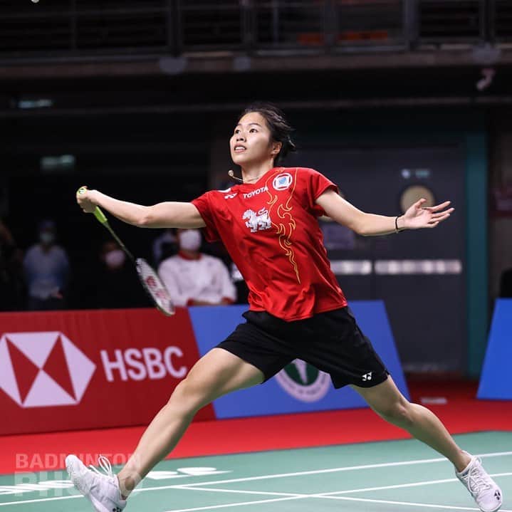 ラチャノック・インタノンのインスタグラム：「❤️ #yonexthailandopen2021 #CourtsAreCalling」