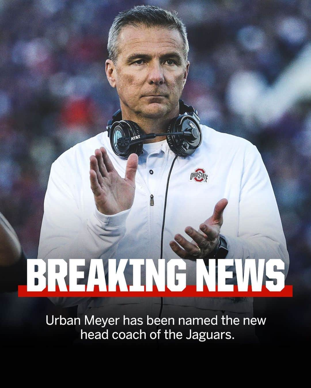 スポーツセンターさんのインスタグラム写真 - (スポーツセンターInstagram)「The Jaguars have named Urban Meyer as their head coach.」1月15日 8時43分 - sportscenter