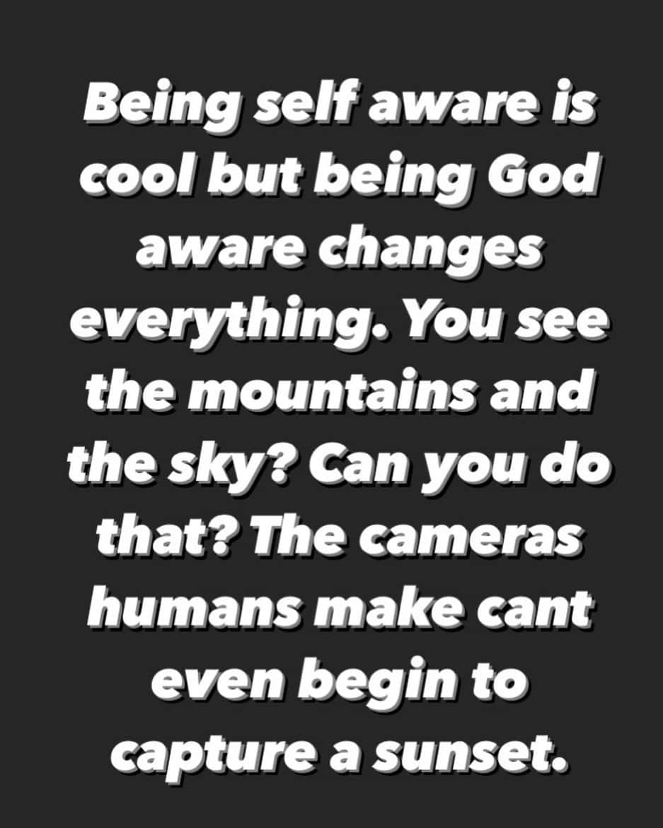 のインスタグラム：「Try taking the focus off of you today and focusing on the creator. Watch your perspective switch.」