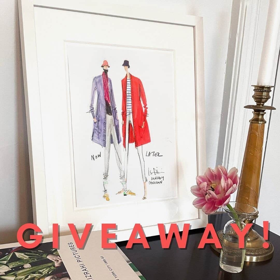 アイザックミズラヒさんのインスタグラム写真 - (アイザックミズラヒInstagram)「✨GIVEAWAY!✨ We’re sprucing up our wardrobes for the season with @isaacmizrahiny! 💗 So, we've teamed up with @qvc to give ONE lucky winner the chance to display an original Isaac Mizrahi sketch in their home!!😍 Learn how to enter our #giveaway below!🎉 Good luck!  TO ENTER: ✨Follow @isaacmizrahiny & @qvc on Instagram [you must be following BOTH accounts for your entry to be valid!] ✨Like this photo ✨Leave a comment on @qvc’s Instagram sharing where in your home you would show off Isaac’s sketch with hashtag #isaacmizrahisketchgiveaway through 1/17 at 11:59pm ET [comments must be left on @qvc's giveaway post for your entry to be valid] ✨Sweeps ends at 11:59pm ET on 1/17. One winners will be selected and notified via Instagram Direct Message! No purchase necessary. Void where prohibited. Must be 18+. US residents only. For full rules & to shop #IsaacMizrahiLive tap the link in our bio! Don’t forget to tag your bestie below to remind them to enter!! 💋🤩 #giveaway #sweeps #sweepstakes #beauty #isaacmizrahi #qvc #entertowin #win」1月15日 2時03分 - isaacmizrahiny