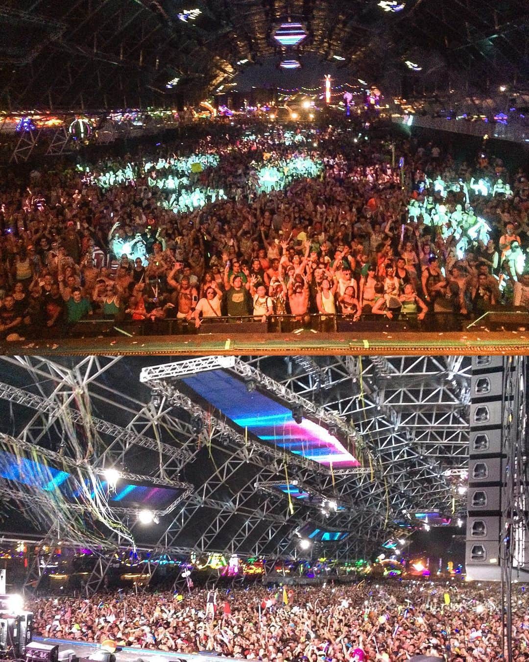 のインスタグラム：「TBT when I played at the EDC Las Vegas festival 💥💙」