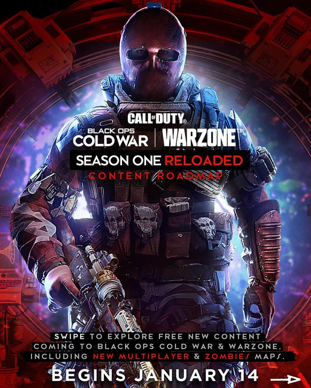 Call of Dutyのインスタグラム：「Welcome to #BlackOpsColdWar Season One: Reloaded.  The biggest year in Black Ops continues with new maps, modes, weaponry, and more.」
