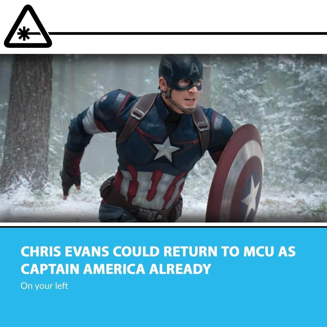 クリス・ハードウィックさんのインスタグラム写真 - (クリス・ハードウィックInstagram)「Chris Evans is in talks to reprise his much beloved role as Steve Rogers, a.k.a. Captain America, in some fashion in the near future.⁠ link in bio」1月15日 3時10分 - nerdist