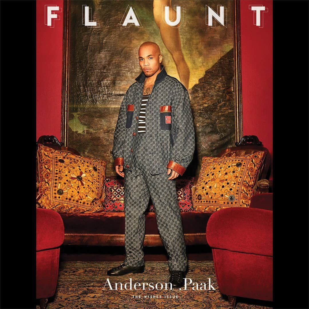 Flaunt Magazineさんのインスタグラム写真 - (Flaunt MagazineInstagram)「@Anderson._Paak, in a @Gucci Epliogue exclusive, blesses the cover of The Wishes Issue. ⠀⠀⠀⠀⠀⠀⠀⠀⠀ The Grammy-award winning musician is a favorite of Flaunt's and is twice nominated yet again for this year's awards in support of Rap/Sung Performance and for his gut-punching music video, "Lockdown", which he created in response to the Black Lives Matter happenings across the globe.  ⠀⠀⠀⠀⠀⠀⠀⠀⠀ “I wasn’t supposed to drop any music this year,” .Paak shares. “Last year, I put out two albums, the biggest albums, I got Grammys. I was supposed to just chill, you know, but I can’t chill. When people are in the streets dying, there’s no way I could just see it and not make something.” ⠀⠀⠀⠀⠀⠀⠀⠀⠀ Read more about the incredible ascent of this humble and hustling California native when you purchase The Wishes Issue in the flaunt.com Store.  ⠀⠀⠀⠀⠀⠀⠀⠀⠀ All clothing and accessories by @Gucci Epilogue  ⠀⠀⠀⠀⠀⠀⠀⠀⠀ Photographed by: @InstaMaxMonty Styled by: @Soaree  Barber: #UrielBuenrostro Groomer: @GroomedByMichelleHarvey Location: @The_Paramour_Estate Written by @BrentElleSmith ⠀⠀⠀⠀⠀⠀⠀⠀⠀ #AndersonPaak #Lockdown #WishesIssue #FlauntMagazine #Gucci #GucciEpilogue #ParamourEstate #BlackLivesMatter」1月15日 3時21分 - flauntmagazine