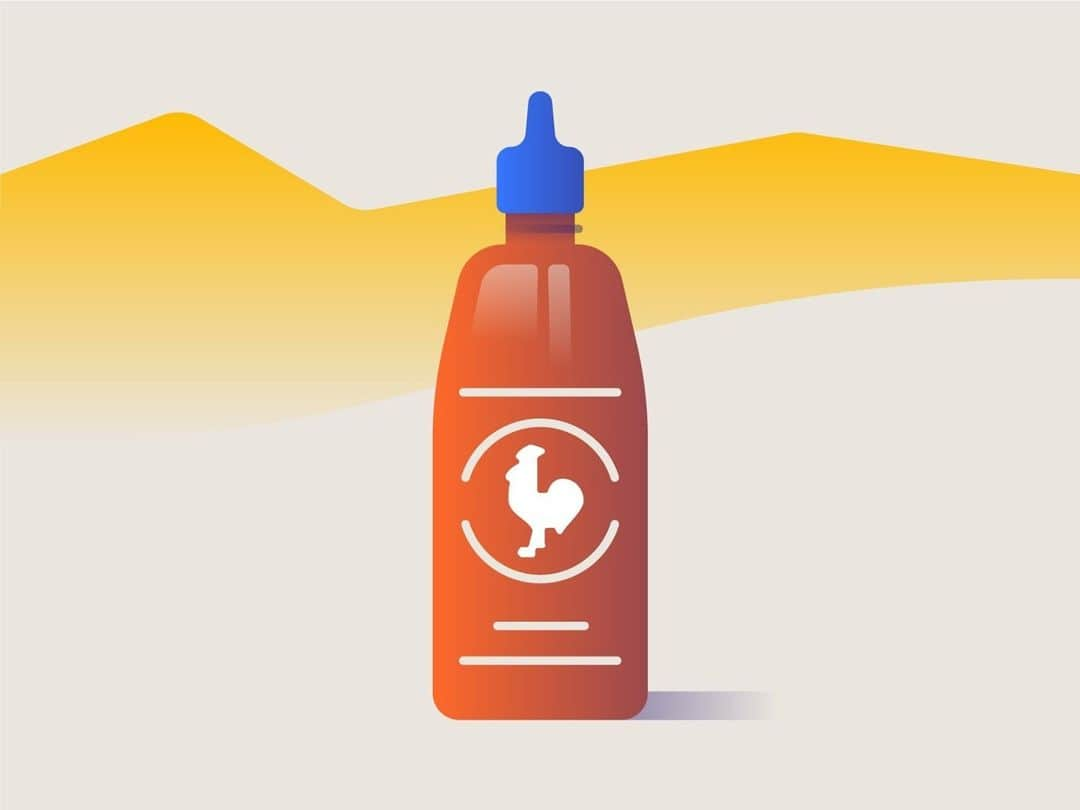 Dribbbleさんのインスタグラム写真 - (DribbbleInstagram)「Sriracha by Peter Henderson ⠀ ⠀ #dribbble #design #siracha #illustration #illustrator #branding #vector」1月15日 3時30分 - dribbble