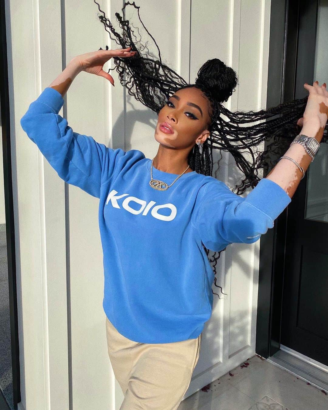 ウィニー・ハーロウさんのインスタグラム写真 - (ウィニー・ハーロウInstagram)「Braid Winnie is Back 😇🦋」1月15日 4時09分 - winnieharlow