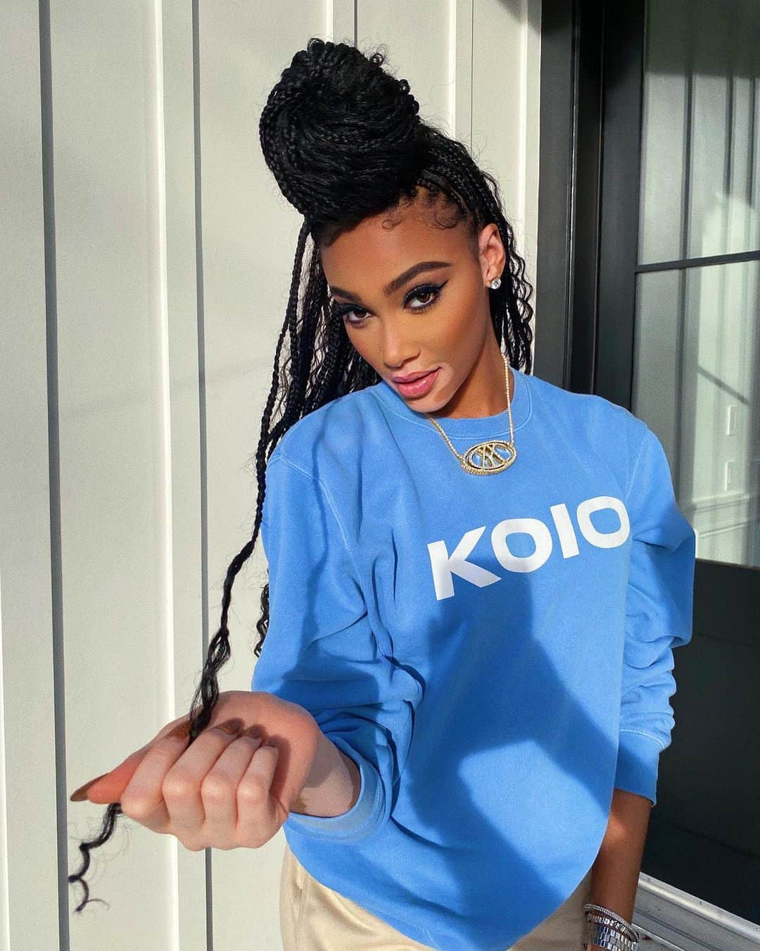 ウィニー・ハーロウさんのインスタグラム写真 - (ウィニー・ハーロウInstagram)「Braid Winnie is Back 😇🦋」1月15日 4時09分 - winnieharlow