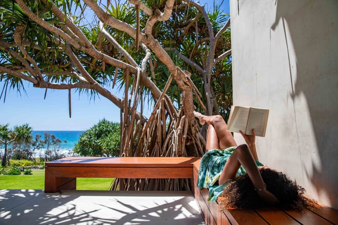ヤング・ファビュラス&ブロークのインスタグラム：「Days like these ✨ a fabulous dress, a good book and some sunshine is all we need to get us through — shop all new resort styles live on our website #yfbclothing #resortwear #newarrivals #youngfabulousandbroke」