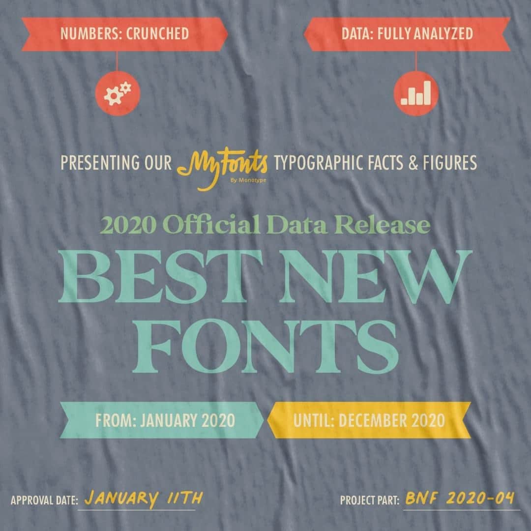 myfontsさんのインスタグラム写真 - (myfontsInstagram)「Day ❹ 𝟜 4 ④ 𝟒 of #BestNewFonts2020 #fontsale is here, along with even more enormous discounts on some of the hottest and best-selling new families of the past year! https://bit.ly/39ilba8  #typography #graphicdesign #design #type #fonts #lettering」1月15日 5時31分 - myfonts