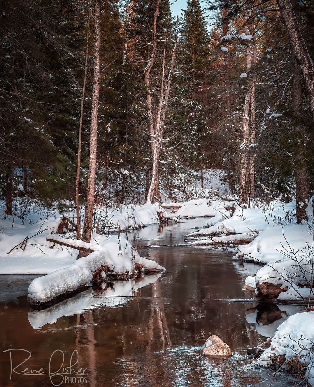 Ricoh Imagingのインスタグラム：「Posted @withregram • @renefisher_photography If you listen closely you can hear the soft crunch of wet snow and the soft trickling of the creek. ;) ⁠ ⁠ Taken with Pentax K-3 II and 40mm f/2.8 Limited lens⁠ ⁠ #Canada_PhotoLovers #discoverON #pentaxian #YourShotPhotographer #natgeoyourshot #ricohpentax #insidecanada #cangeo #sharecangeo #pentaxian #shootpentax⁠# #RicohImagingAmbassador⁠ .⁠ ⁠ .⁠ .⁠ .⁠ .⁠ ⁠ #dream_spots #visual_heaven #landscapephoto #majestic_earth #discoverglobe #natgeoyourshot #epic_captures #sharecangeo #passionateglobe #ThisWeekOnInstagram #thevisualcollective #splendid_shotz #weekly_feature #visualambassadors」