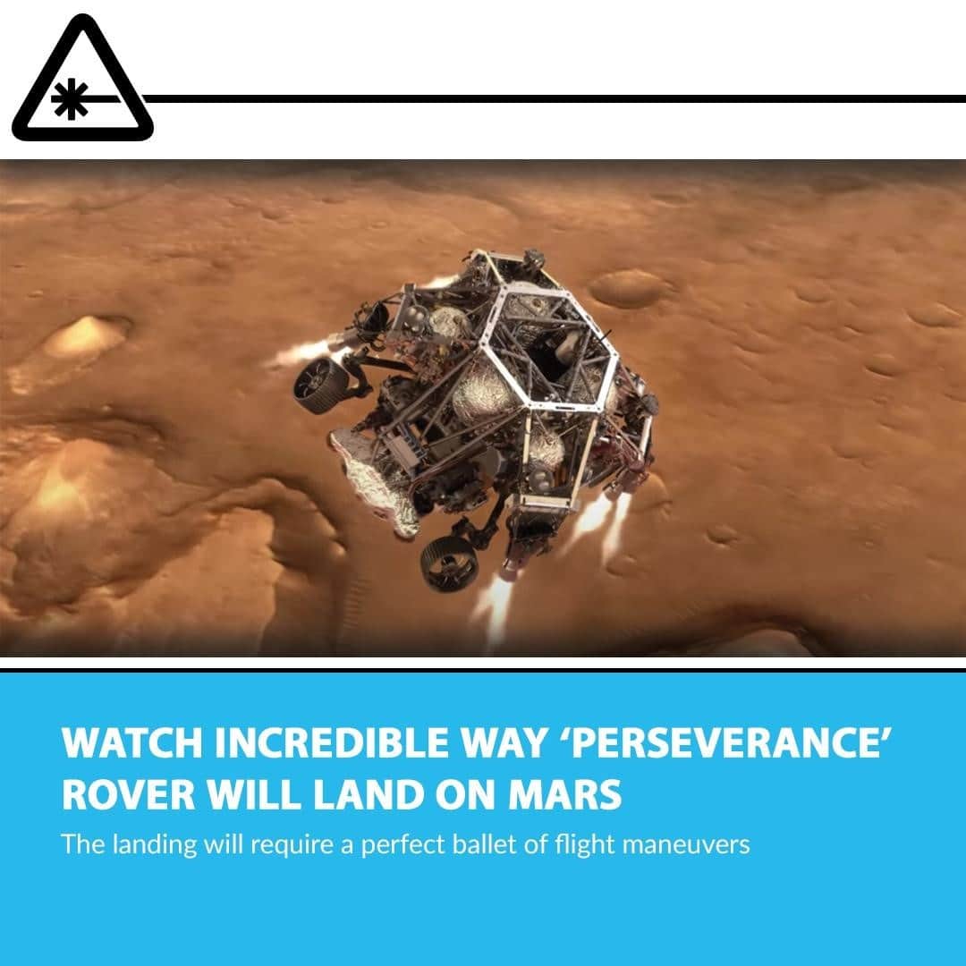 クリス・ハードウィックさんのインスタグラム写真 - (クリス・ハードウィックInstagram)「The video shows the key events that make up the rover’s entry into the Martian atmosphere, its descent, and its landing. The entire event, NASA says, will only take seven minutes. ⁠ link in bio」1月15日 8時01分 - nerdist