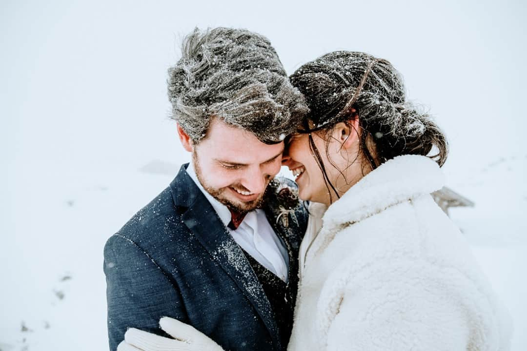 Fujifilm UKさんのインスタグラム写真 - (Fujifilm UKInstagram)「"I often have to test my gear in fairly extreme conditions, and Anna & Jon’s wedding was no exception. We slept overnight in a mountain hut and on the morning of their elopement in Austria, we woke up to a blizzard!  Determined to have an outdoor ceremony no matter what, we hiked through deep snow to a spot behind the hut, and braved the elements. Their ceremony lasted for 10 minutes, and despite getting covered in snow, my trusty FUJIFILM X-T3 handled it without any problems at all."   @wildconnectionsphoto  #XT3 XF16-55mmF2.8 R LM WR F2.8, ISO 80, 1/640 sec」1月15日 18時00分 - fujifilmuk