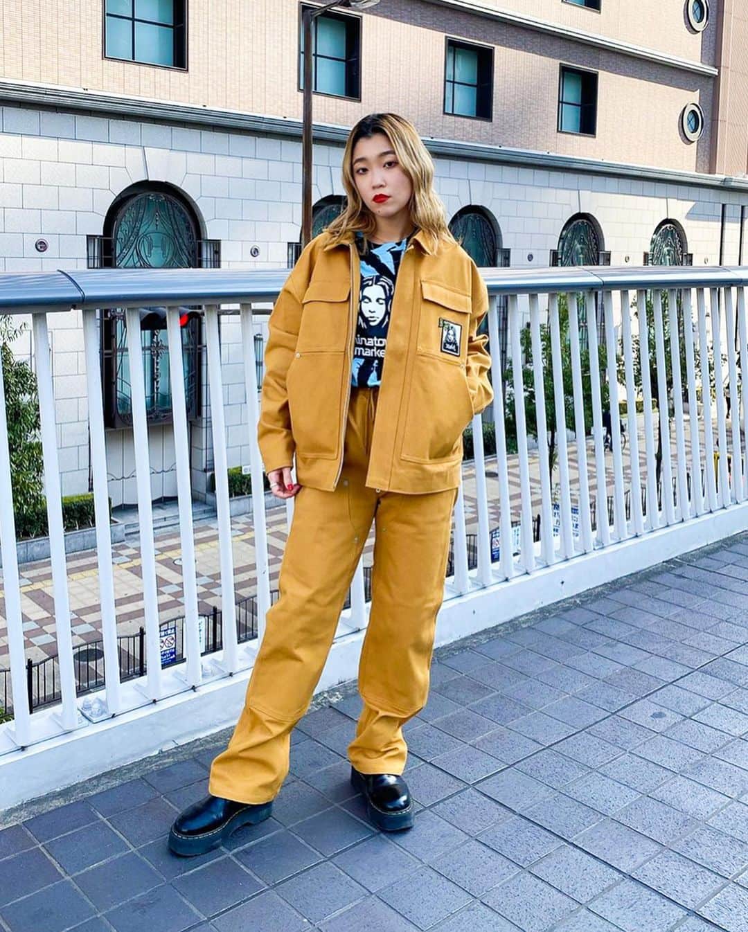 XGIRL_ootdさんのインスタグラム写真 - (XGIRL_ootdInstagram)「#xgirl_ootd @___xgirlika 158cm X-girl UMEDA STAFF ・ ------------------------ ・ ▪️ X-girl × CHINATOWN MARKET SMILEY(R) FACE S/S TEE ¥5,500+tax ▪️ DUCK WORK JACKET ¥14,000+tax(SIZE S) ▪️ DUCK WORK PANTS ¥12,000+tax(SIZE S) ・ ------------------------ #xgirl #xgirljp #xgirlus」1月15日 18時08分 - xgirl_ootd